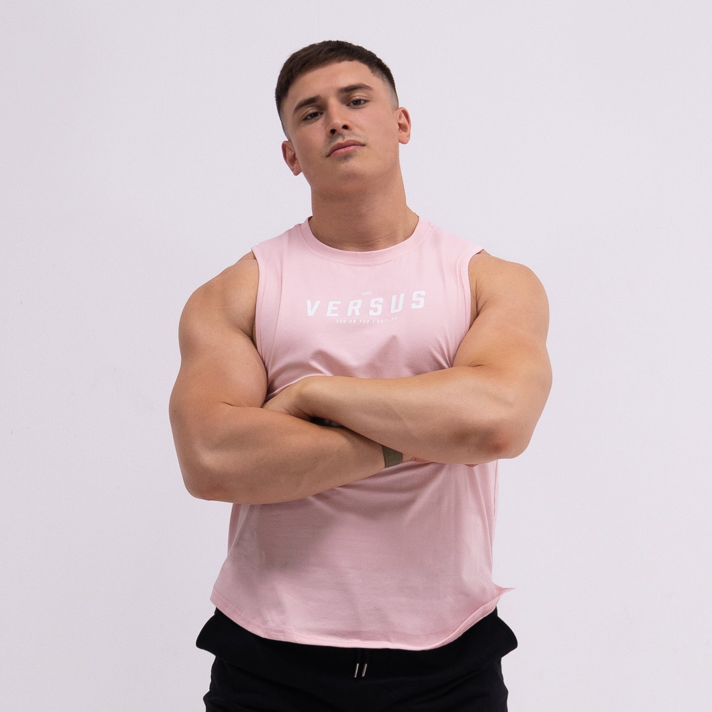 MEN'S CORE TANK - DUSTY ROSE