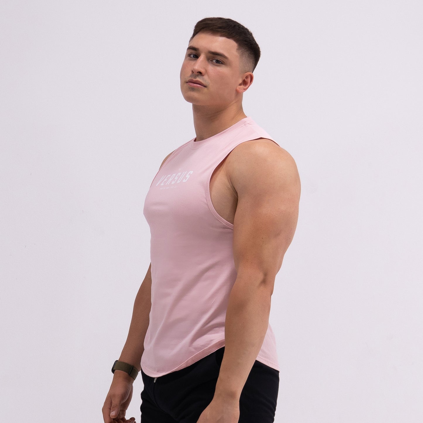 MEN'S CORE TANK - DUSTY ROSE