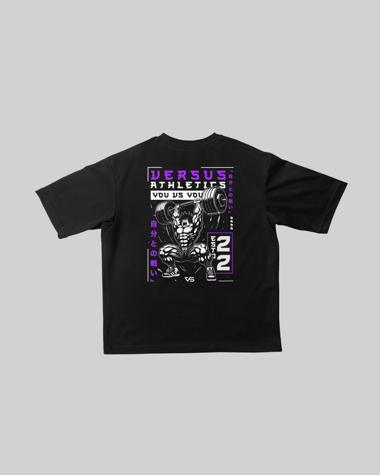 HAKAI - ANIME GYM SERIES - OVERSIZED TEE - BLACK