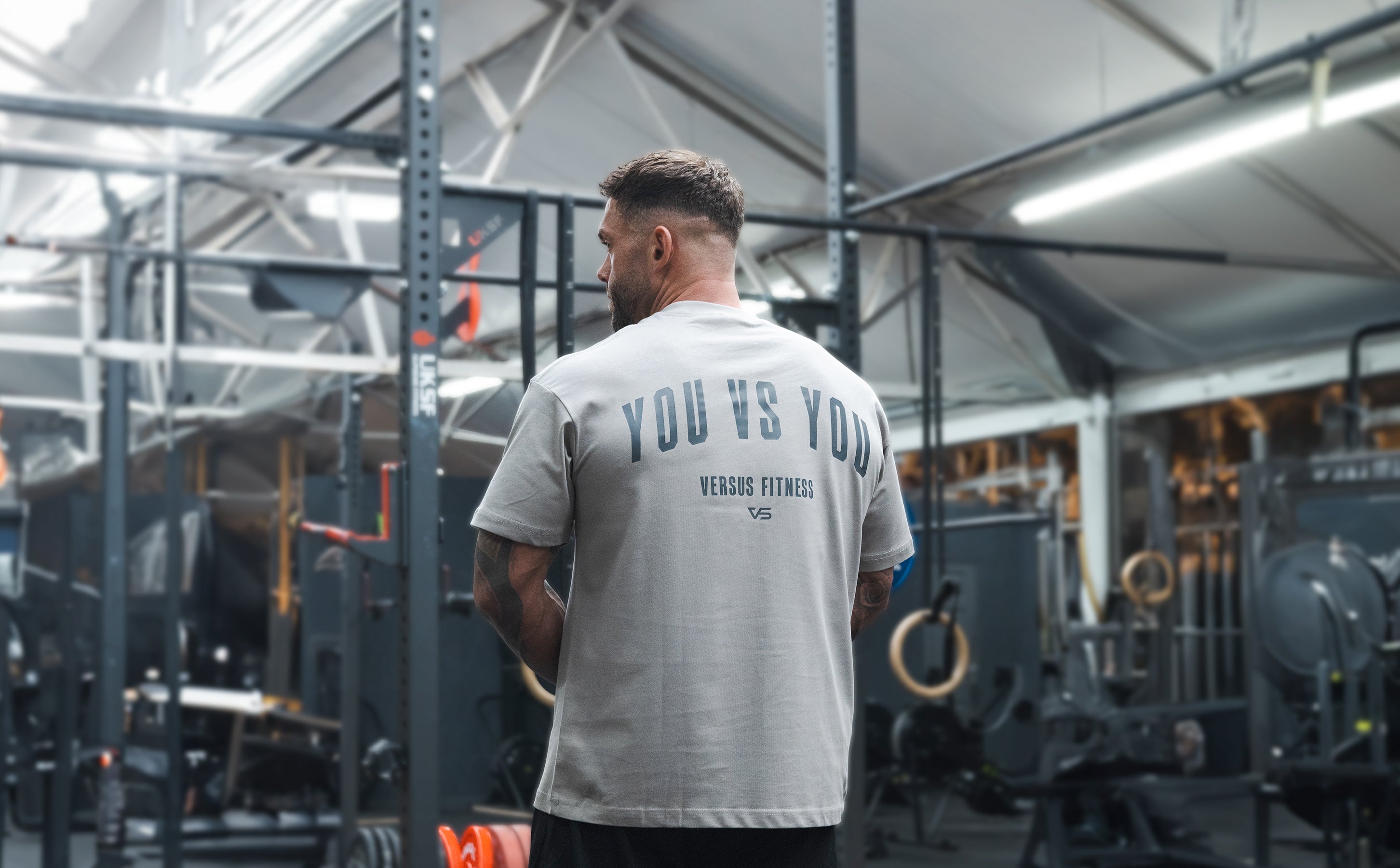 You vs you t-shirt at the gym