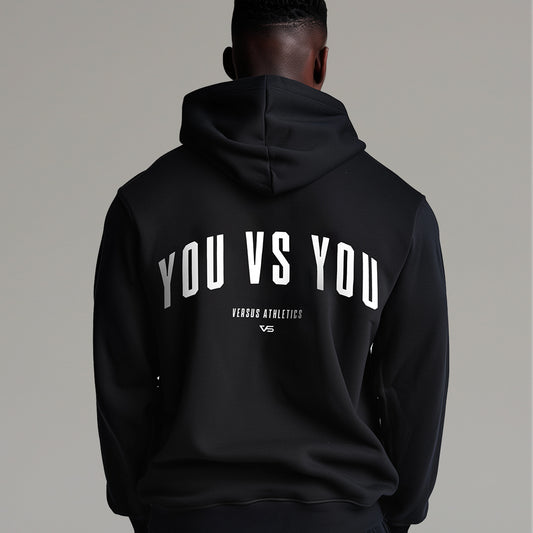 'YOU VS YOU' HOODIE - BLACK