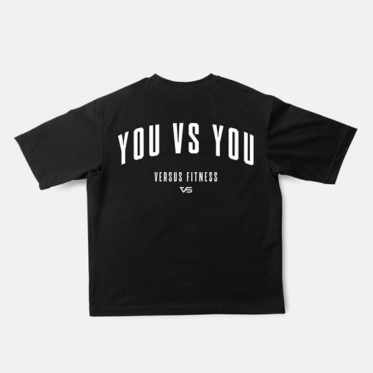 YOU VS YOU SIGNATURE OVERSIZED TEE - BLACK