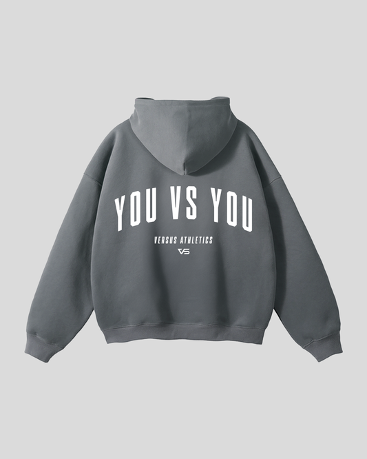 'YOU VS YOU' HOODIE - GREY