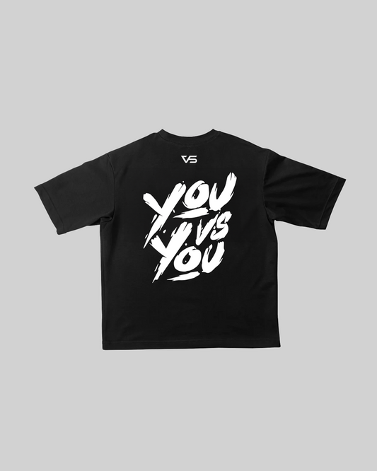 YOU VS YOU 2.0 OVERSIZED TEE - BLACK