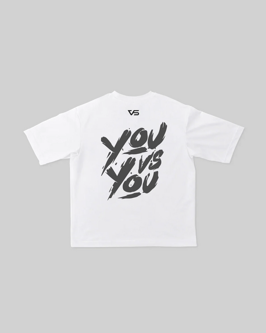 YOU VS YOU 2.0 OVERSIZED TEE - WHITE